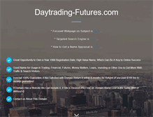 Tablet Screenshot of daytrading-futures.com